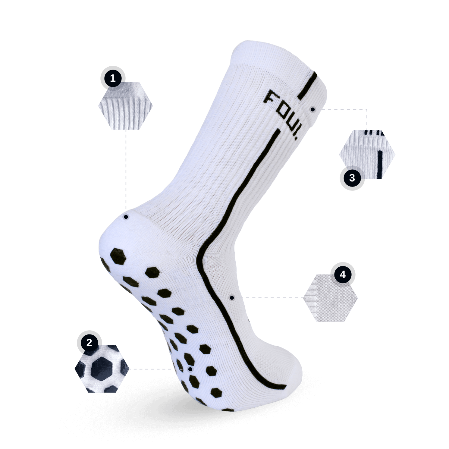 TRUsox® 3.0 Grip Socks - MidCalf Length